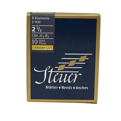 Afbeelding van Steuer Blad BB klarinet Blue Line S900 Duitse snit pak van 10 Gr. 3