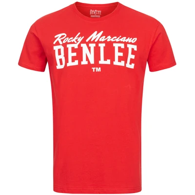 Afbeelding van Benlee Normale Passform LOGO Tshirt print, Heren, Maat: Large, Red