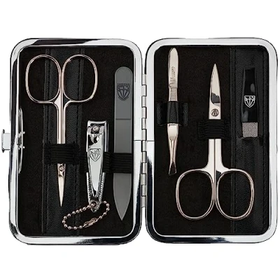 Afbeelding van DREI SCHWERTER Germany Nagelnecessaire nagelset 6 delig glasvijl &#039;Genova&#039; 93