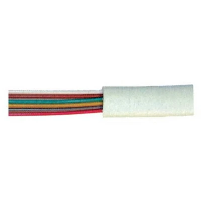 Afbeelding van 6 aderige Telefoonkabel Plat CCA 20 meter Wit