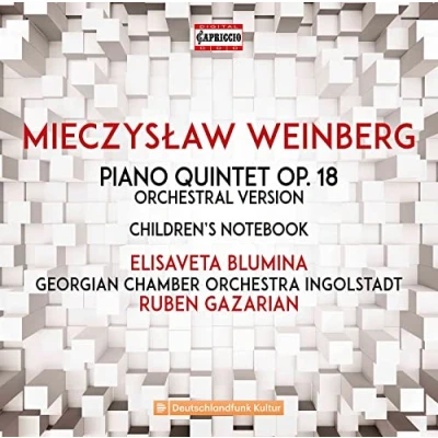 Afbeelding van Elisaveta Blumina Georgian Chamber Orchestra Ing Weinberg: Piano Quintet Op. 18 (Orchestra Version) Chrildr (CD)