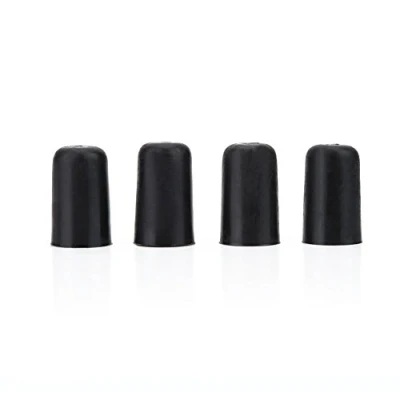 Afbeelding van Cello Anti Rutsch Kappe, 4Pcs Schwarz Rubber Tipp f¨¹r Endpin Instrument Protector