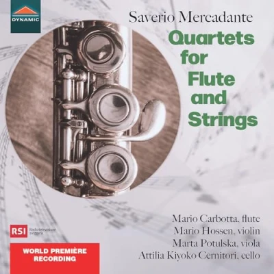 Afbeelding van Attilia Kiyoko Cernitori, Mario Carbotta, Hossen, Marta Potulska Mercadante: Quartets For Flute And Strings (CD)
