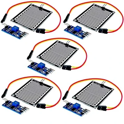 Afbeelding van AZDelivery 5 x Rain Drop Sensor Module compatibel met Arduino Inclusief E Book!
