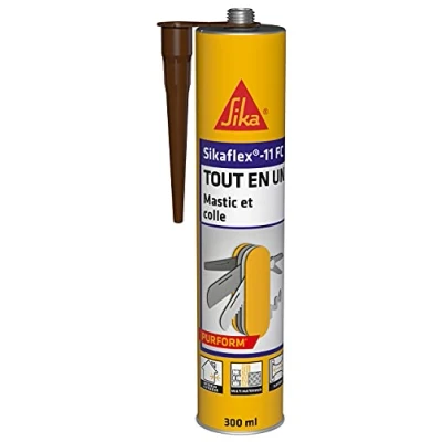 Afbeelding van SIKA 11 FC Purform Bruin, afdichtmiddel, afdichting en verlijming, multifunctionele kleefstof, binnen buiten (Sikaflex FC+), 300 ml