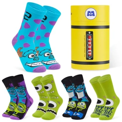 Afbeelding van Disney Kalfsokken voor dames, zachte ademende enkelsokken, 5 stuks, cadeaus vrouwen, GROEN/BLAUW, one size