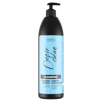 Afbeelding van Joanna Professional CleanPro complex Cleansing haarproducten diep reinigende shampoo verwijdert vuil, talg en stylingproducten maakt het haar fris met 1000 ml