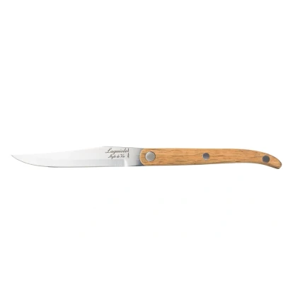 Afbeelding van Steakmes Laguiole Style de Vie Innovation Line Eiken Glad (6 Delig)