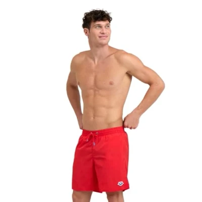 Afbeelding van ARENA Men&#039;s Icons Solid Boxershorts Swim Trunks, Rood, M, Red, M