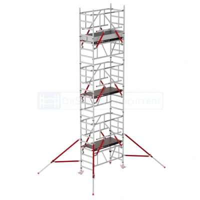 Afbeelding van Eenpersoonssteiger Altrex MiTOWER PLUS Safe Quick L165xB75cm 7.20m werkhoogte Fiber Deck platformen