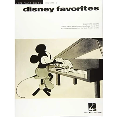 Afbeelding van Disney Favorites: Jazz Piano Solos Series Volume 51: Solos: 51 25 Selections