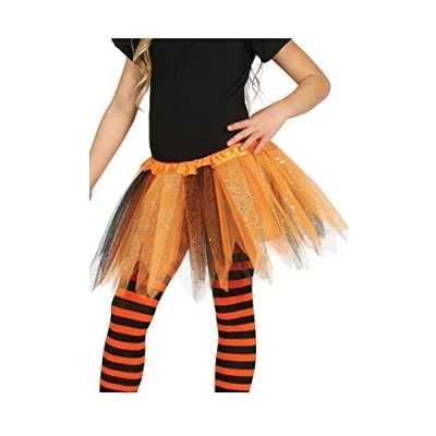 Afbeelding van Fiestas Guirca Tutu Glossy Meisjes 31 Cm Polyester Oranje/zwart