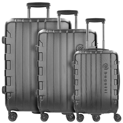 Afbeelding van bugatti Kofferset, Maat: One Size, Black