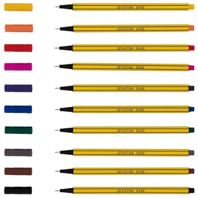 Afbeelding van Leviatan D400 Fineliner Speciale Sorteren 10 Farben Set