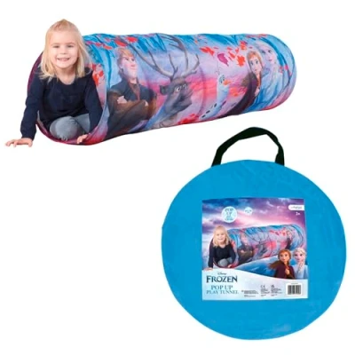 Afbeelding van Disney Frozen pop up speeltunnel, speeltent, opvouwbaar, met draagtas