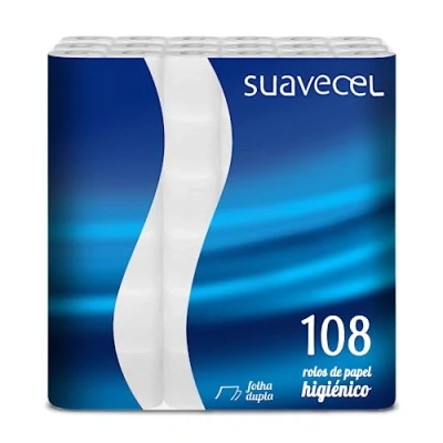 Afbeelding van Toiletpapier 2 laags 108 Rollen Superzacht wc papier