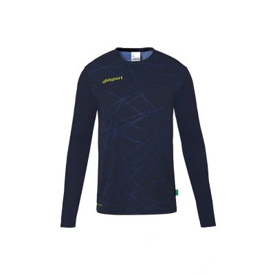 Afbeelding van Uhlsport Prediction Keepershirt Lange Mouw Heren Marine / Limoen Maat: M