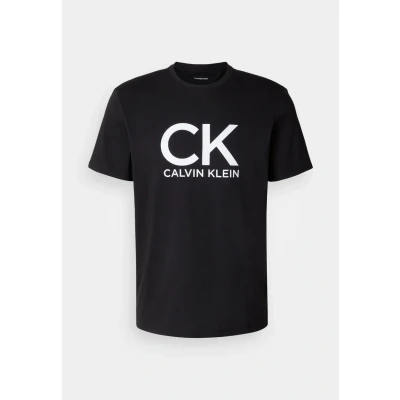 Afbeelding van Calvin Klein Jeans Graphic TEE Tshirt print, Heren, Maat: XS, Black