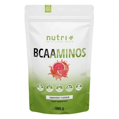 Afbeelding van BCAA Poeder Grapefruit Aminozuurcomplex Hoge Dosis BCAAminos Instant veganistisch Aminozuurpoeder 2:1:1 L Leucine Isoleucine Valine 300g