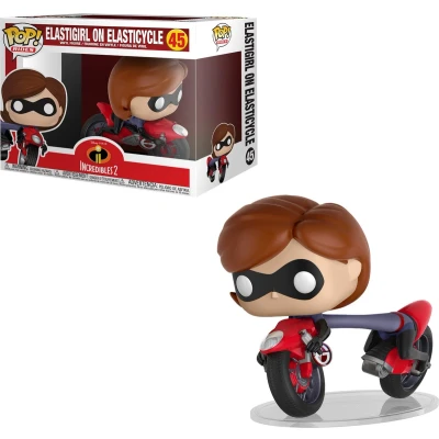 Afbeelding van Disney Incredibles 2 Funko Pop Vinyl: Elastigirl on Elasticycle