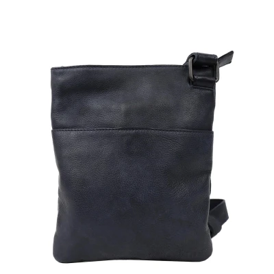 Afbeelding van Bear Design Doris Flat Crossbodytas / Schoudertasje Navy Blauw