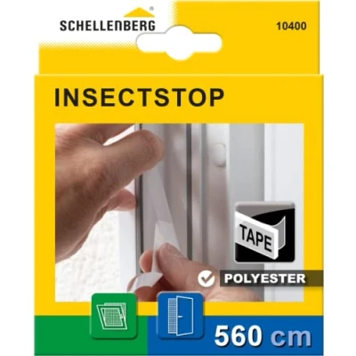 Afbeelding van Schellenberg 10400 noppen bevestigingstape voor polyester horrengaas, 5,6 m, Wit