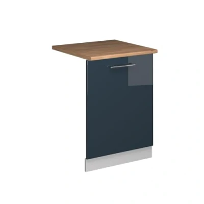 Afbeelding van Vicco &quot;Fame Line, donkerblauw hoogglans, 60 cm, AP eiken
