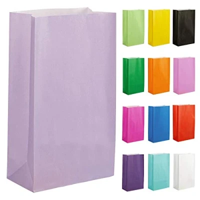 Afbeelding van Thepaperbagstore 15 Papieren Zakjes Voor Feestjes En Cadeaus Lila 140x245x70mm