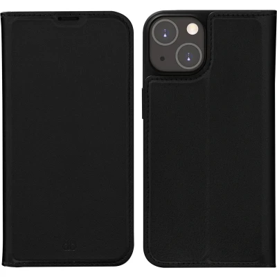 Afbeelding van Apple iPhone 14 Hoesje Gerecycled Kunstleder dbramante1928 Bookcase Zwart Telefoonhoesje