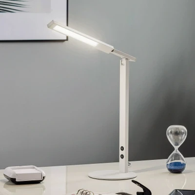 Afbeelding van Fabas Luce LED bureaulamp Ideal met dimmer, wit