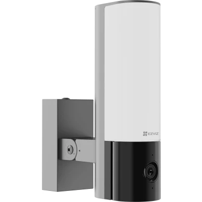 Afbeelding van EZVIZ 2K Schijnwerper Outdoor Beveiligingscamera Hardwired, Ondersteuning 512 GB SD kaart, Geen Maandelijkse Kosten, Mens/Voertuig Detectie, Kentekenplaatherkenning, Auto Track, 2.4/5GHz Wi Fi, Kleur