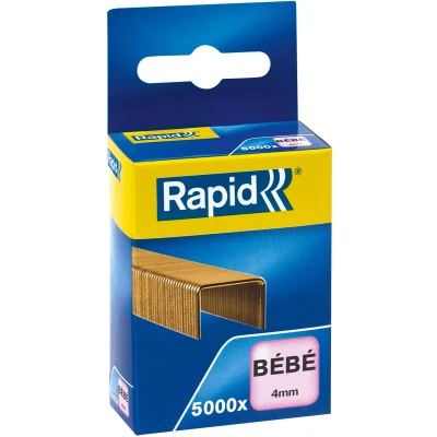 Afbeelding van Rapid nietjes Bébé, verkoperd, doos van 5000