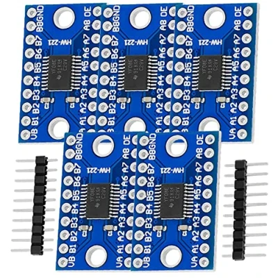 Afbeelding van AZDelivery 5 x TXS0108E Logic Level Converter 8 kanaal compatibel met Arduino en Raspberry Pi Inclusief E Book!
