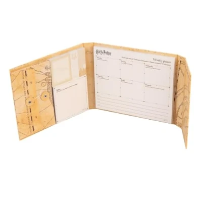 Afbeelding van Grupo Erik Harry Potter Weekplanner &amp; Sticky Notes Set 5 notitieblokken in verschillende maten en envelop Leuke plaknotities Geschenken Briefpapier