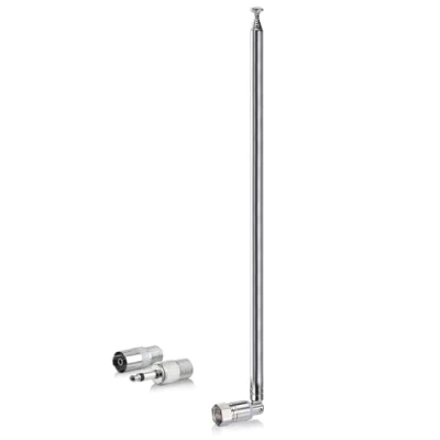 Afbeelding van Bingfu DAB 7 Sections Telescopic FM Antenna for Denon Pioneer Onkyo Yamaha Marantz Bose Wave Music System Indoor Diigital HD Radio Bluetooth Stereo Receiver AV Audio Vedio Home Theater