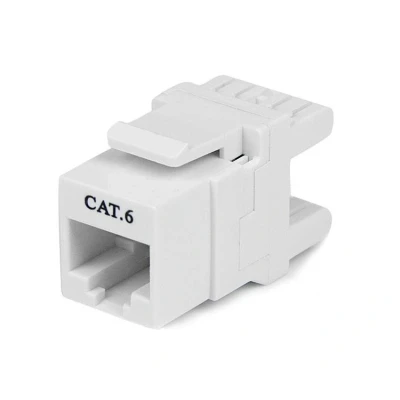 Afbeelding van StarTech.com 180 Cat6 Contactbus RJ45 Ethernet Wandcontactbus Wit Type 110