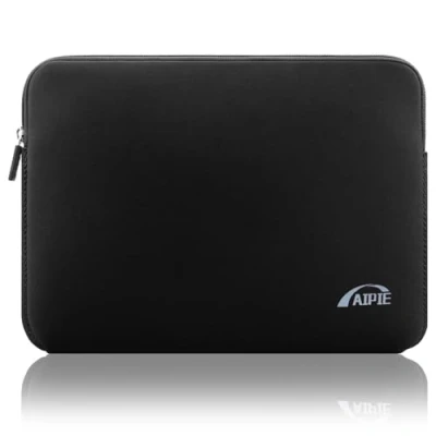 Afbeelding van AIPIE hoes voor 13 13,3 14 inch laptoptassen compatibel met MacBook, Acer, ASUS, Dell, Lenovo, Microsoft, HP tas laptop neopreen zwart