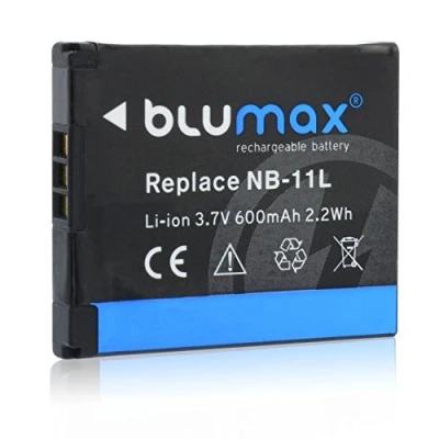 Afbeelding van Blumax NB 11L 11LH Accu compatibel met Canon Powershot SX430 is ixus 185 190 180 175 600mAh 3,7V 2,2Wh