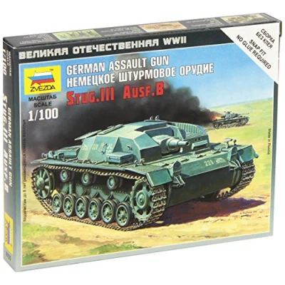 Afbeelding van Zvezda Sturmgeschütz Iii Ausf.b (Zve6155) modelbouwsets, hobbybouwspeelgoed voor kinderen, modelverf en accessoires