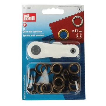 Afbeelding van Prym Nestelringen 11mm Oud Messing