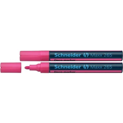 Afbeelding van Schneider krijtmarker Maxx 265 roze 2 stuks S 126509