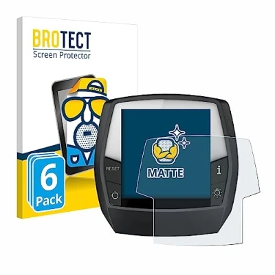 Afbeelding van BROTECT (6 Stuks) Antireflecterende Beschermfolie voor Bosch Intuvia Active/Performance Line Anti Glare Screen Protector, Mat, Ontspiegelend