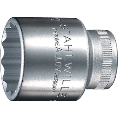Afbeelding van Stahlwille Dopsleutelbit 1/2 inch 12 kant sleutelwijdte 19 mm lengte 38 1 stuk 03010019
