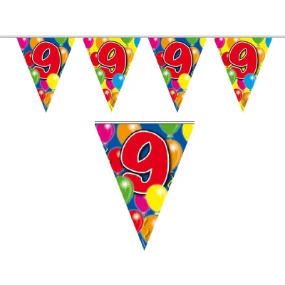 Afbeelding van Vlaggenlijn 9 jaar 10 meter Vlaggenlijnen