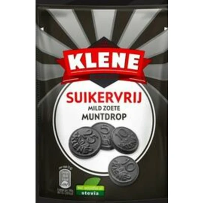Afbeelding van Klene Mildzoete Muntdrop Suikervrij 100 gr 12 zakjes