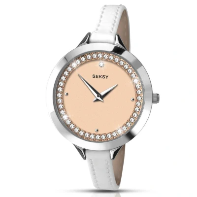 Afbeelding van Sekonda Dameshorloge SEK.2155 PU Leder Zilver