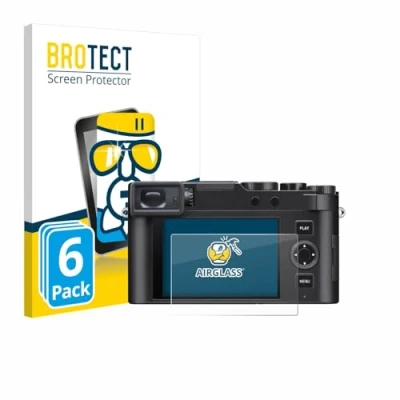 Afbeelding van BROTECT Glas Screen Protector voor Leica D Lux 8 (6 Stuks) Schermbeschermer [9H Hardheid, Beschermglas Folie niet Gehard Glas]