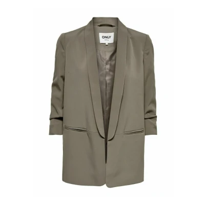 Afbeelding van Only Blazer Onlelly 3/4 Life Tlr Noos 15197451 Walnut Dames Maat 34