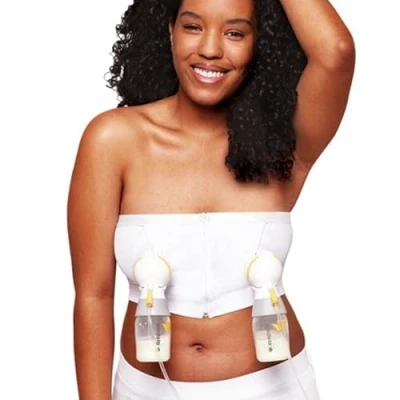 Afbeelding van Medela hands free™ kolfbustier wit maat S