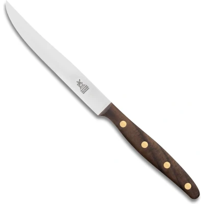 Afbeelding van Robert Herder Windmühle Steakmes RVS Glad Lemmet 12.5 cm Heft Walnotenhout